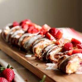 Strawberry Lime Almond Danish Braid