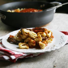 Grilled Steak Bruschetta Tortellini