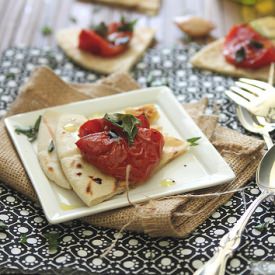 Roasted Tomato Pita Bread