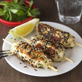Sesame Chicken Kebabs