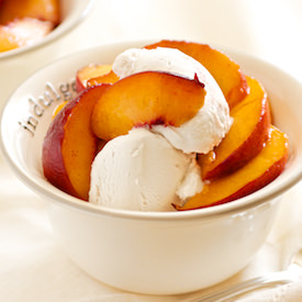 Fresh Peach Topping