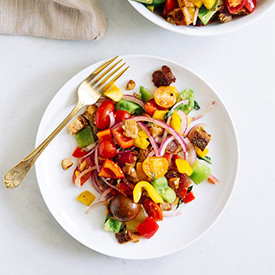 Panzanella with Cherry Tomatoes