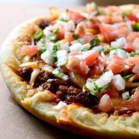 Chorizo Taco Pizza