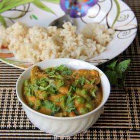 Mushroom Pea Masala