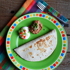 Beef & Bean Quesadillas