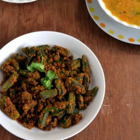 Besanwali Bhindi | Okra Curry