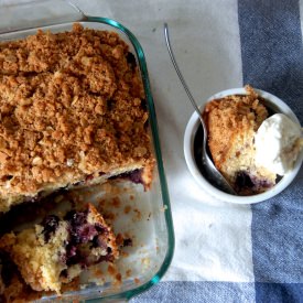Blueberry Buckle Coffee Cake