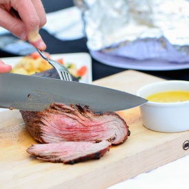 Tri Tip With Garlic Butter Sauce