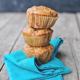 Paleo Strawberry Muffins
