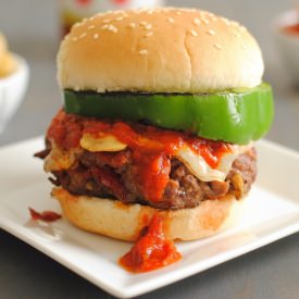 Deluxe Pizza Burgers