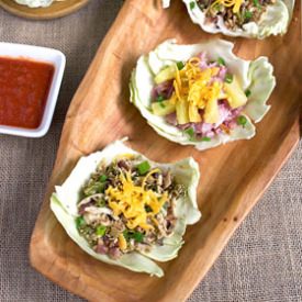 Pizza Lettuce Wraps