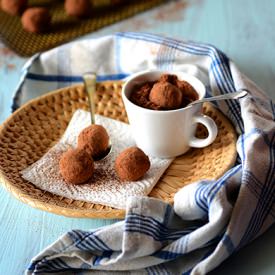 Chocolate Orange Macadamia Truffles