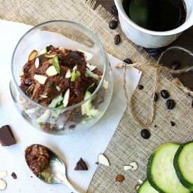 Chocolate Zucchini Pudding Cake