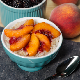 Steel-Cut Oats and Roasted Berries