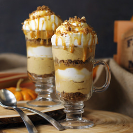 Caramel Spiced Pumpkin Parfait