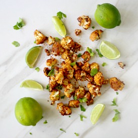 Roasted Cauliflower w Chipotle Lime