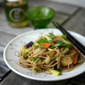 Soba Noodle Salad with Peanut Sauce