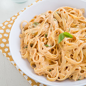 Sun-Dried Tomato Fettuccine Alfredo