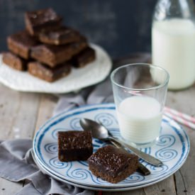 Wholewheat Dark Chocolate Brownies