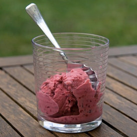Blackberry Custard Ice Cream