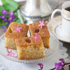 Cardamom Semolina Cake
