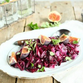 Purple Cabbage Fig Salad