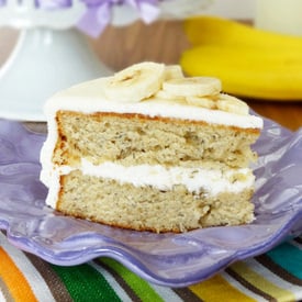 Soft and Moist Banana Cake