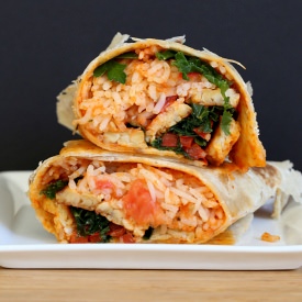 Buffalo Tempeh Wrap