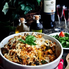 Pasta Casserole with Grilled Veggie