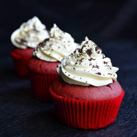 Red Velvet Oreo Cupcakes