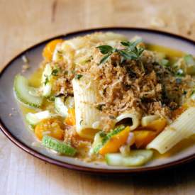 Pasta with Gold Tomatoes