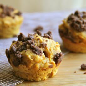 Chocolate Filled Pumpkin Muffins