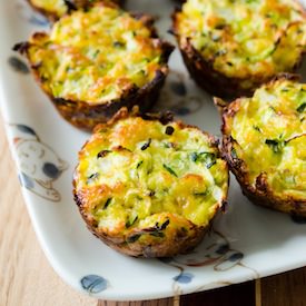 Baked Zucchini Bites (GF Option)