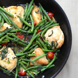 Chicken Saute w/ Green Beans
