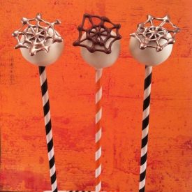 Spiderweb CakePops