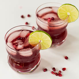 Pomegranate Margaritas
