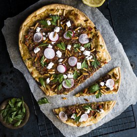 Lahmacun- Turkish Pizza with Lamb