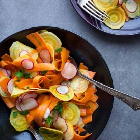 Shaved Beet and Carrot Salad