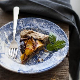 Galette Pêches et Prunes