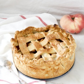 Deep Dish Peach Pie