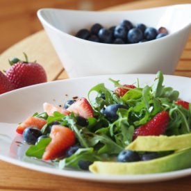 Arugula Salad with Berries