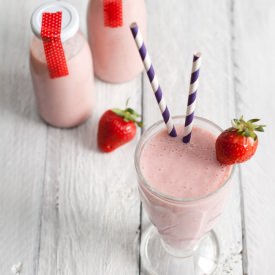 Strawberry Banana Milkshake