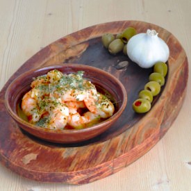 King Prawns in Garlic Butter