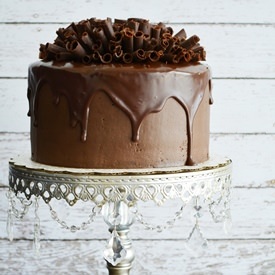 Chocolate Curl Cake