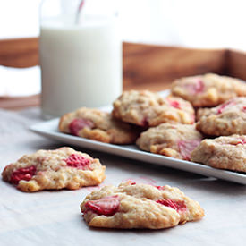 Strawberry Lemon Cookies