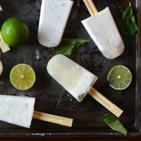 Coconut Mojito Popsicles