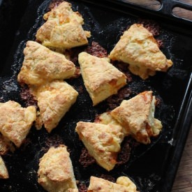 Double Cheese Dill Scones