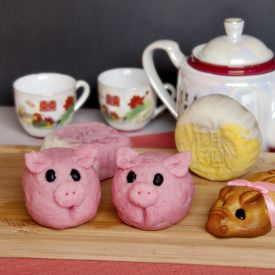 Colourful Snowskin Mooncakes