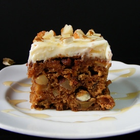Apple Cardamom Cake with Quince