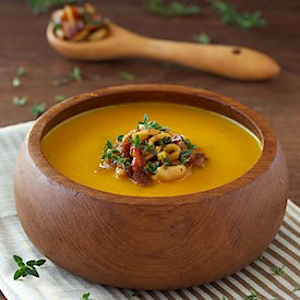 Coconut Curry Carrot & Apple Soup